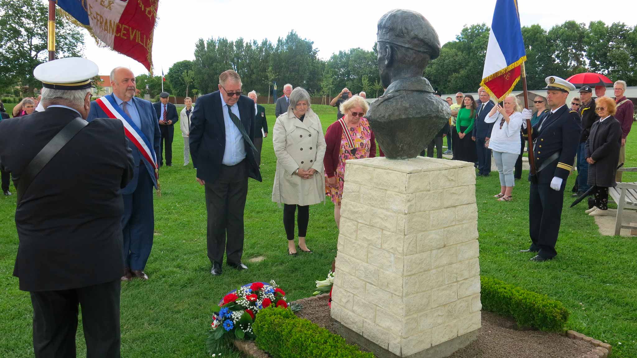 Cérémonie en hommage au lieutenant-colonel Otway